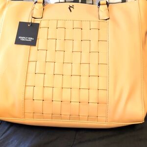 Vera Wang vegan leather bag